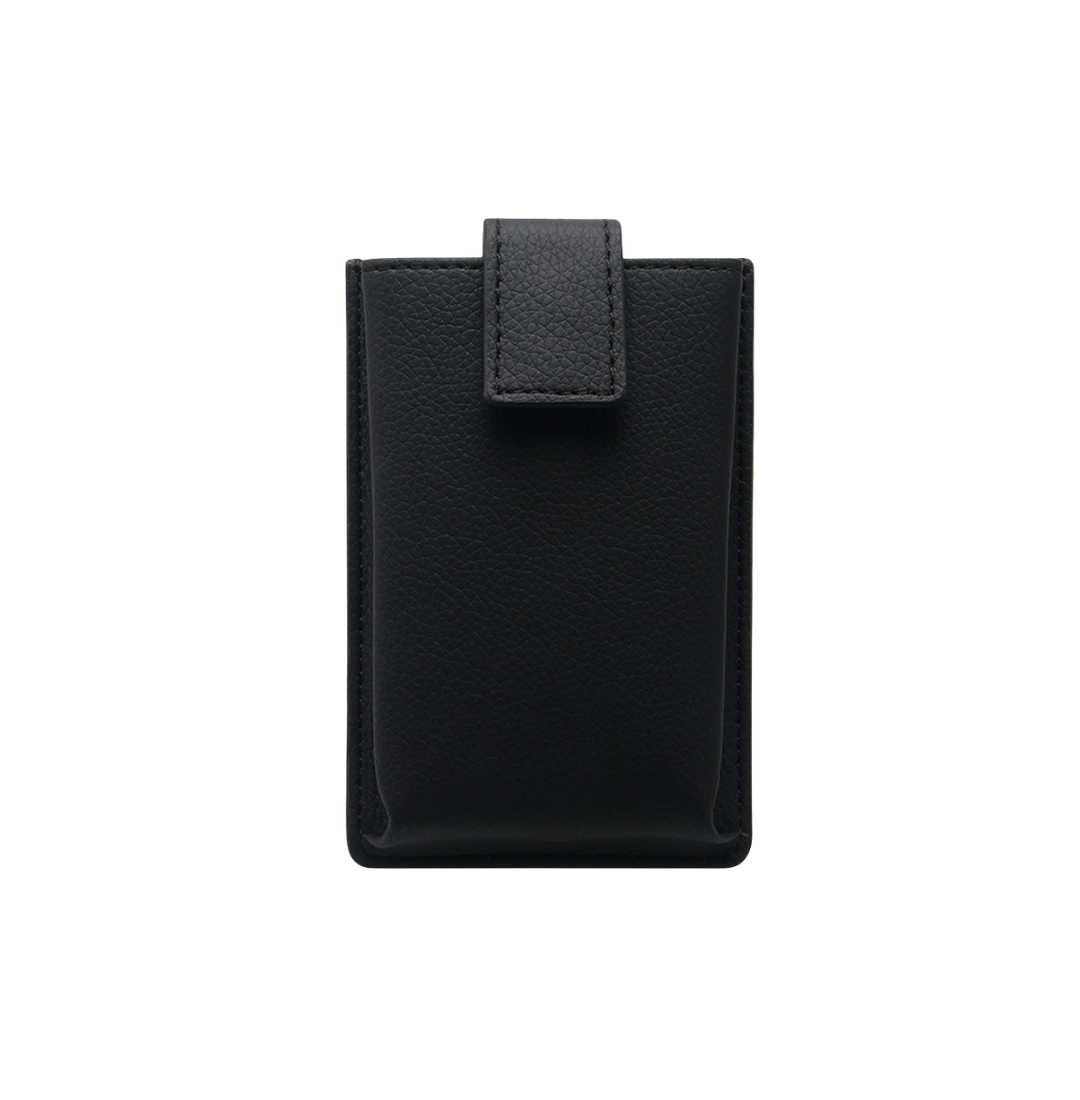 Midnight Black PU Leather Travel Case