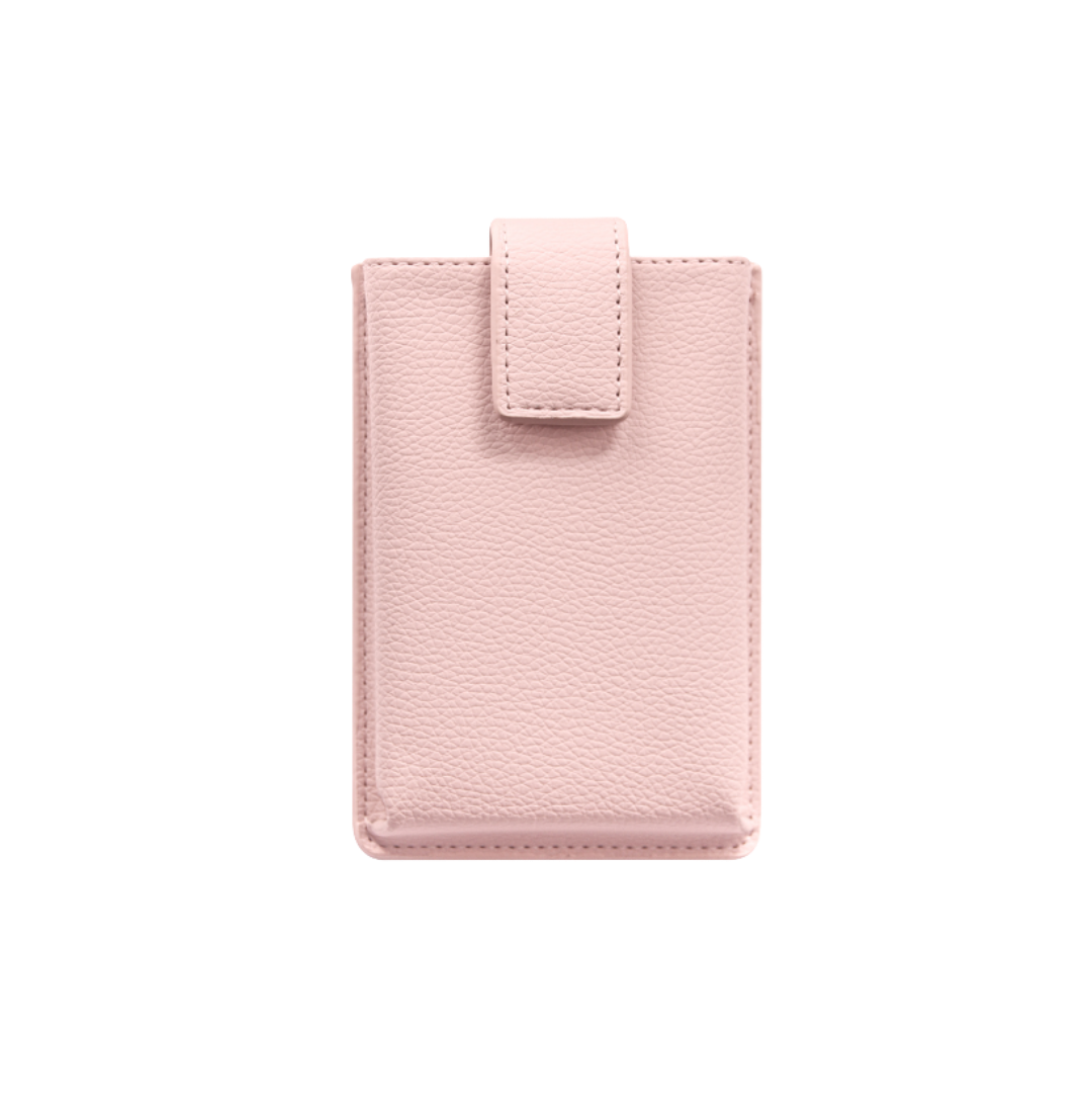Blush Pink PU Leather Travel Case