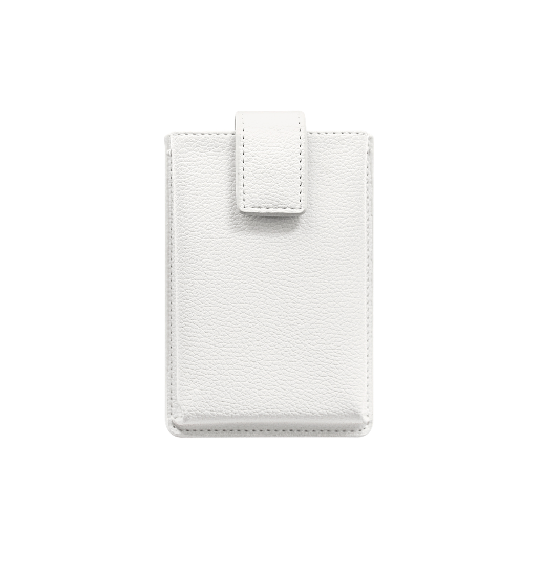 Cloud White PU Leather Travel Case