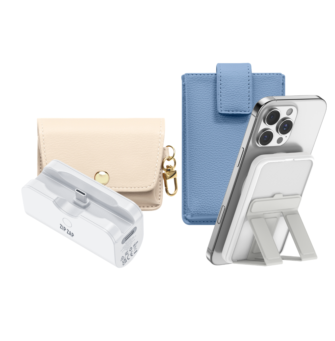 Zip & Zap Pack — Gen 3, Zap Pad, Case and Pouch | Zip Zap Chargers